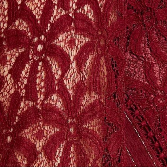 Altar’d State Long Sleeve Tunic Dress w/ lace detailing - Picture 8 of 12